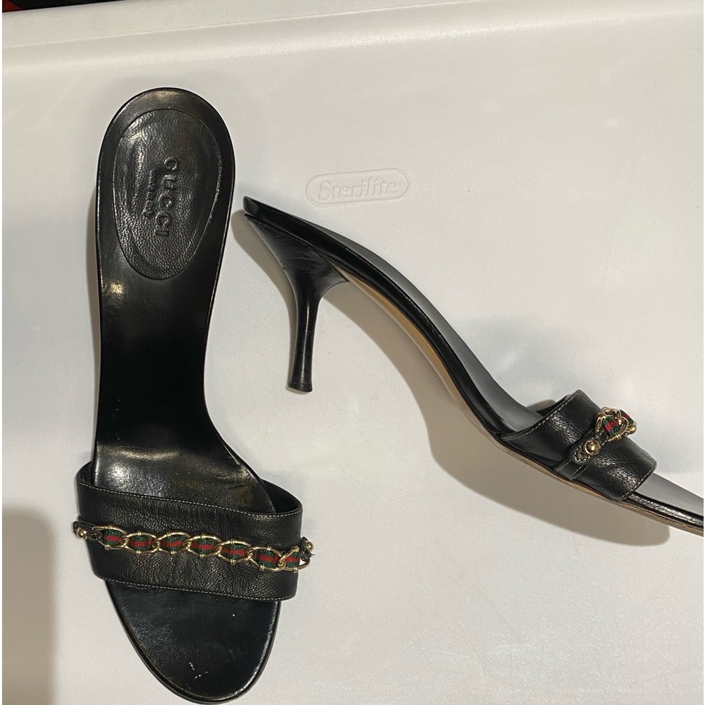 Gucci Sandals Black Size 8.5B